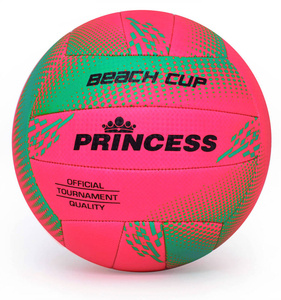 Biało-zielona piłka do siatkówki plażowej Smj Princess Beach Cup