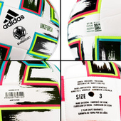 Biała piłka nożna Adidas Uniforia Training FU1549 rozmiar 3