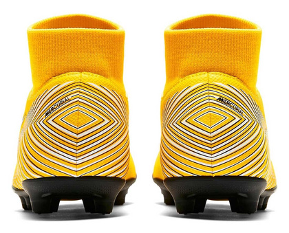 Żółto-czarne buty piłkarskie Nike Mercurial Superfly Club Neymar MG AO9467-710