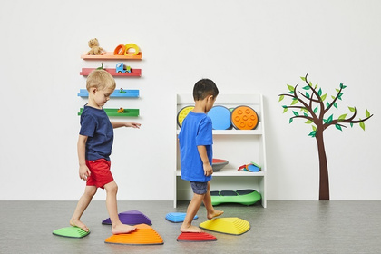 Kolorowe kamienie rzeczne (ścieżka sensoryczna) Gonge River Stones