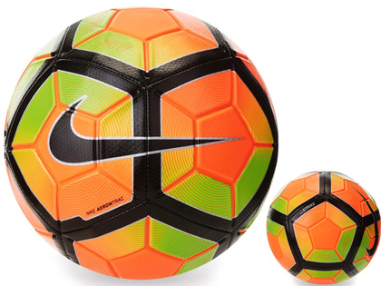 Pomarańczowo-czarna piłka nożna Nike Strike repl. Ordem SC2983-826 r5 