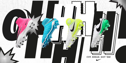 Niebiesko-białe buty piłkarskie Nike Hypervenom Phelon FG 852556-104