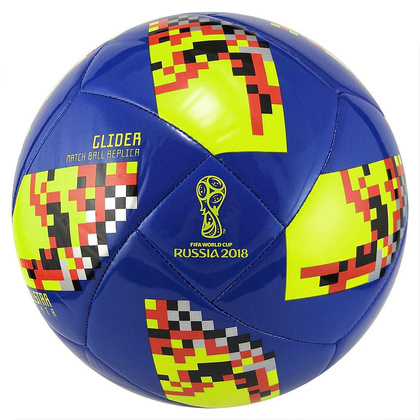 Niebieska piłka nożna Adidas Telstar Mechta Glider CW4687 r4