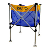 Niebiesko-żółty wózek na piłki NO10 VBCC-100B