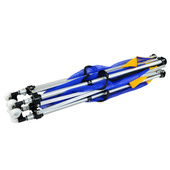 Niebiesko-żółty wózek na piłki NO10 VBCC-100B