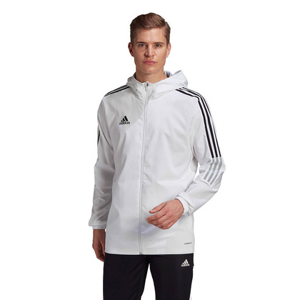 Biała kurtka wiatrówka Adidas Tiro 21 Windbreaker GP4966