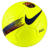 Żółta piłka nożna Nike FC Barcelona  SC3291-702 r4