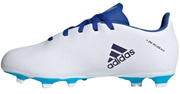 Biało-niebieskie buty piłkarskie korki Adidas X Speedflow.4 GW7519 - Junior