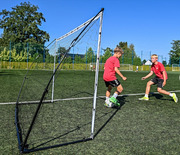 Biała bramka Yakimasport Flex 240cm x 150cm 100774