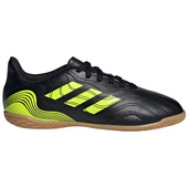 Czarno-seledynowe buty piłkarskie halówki Adidas Copa Sense.4 FX1973 - Junior