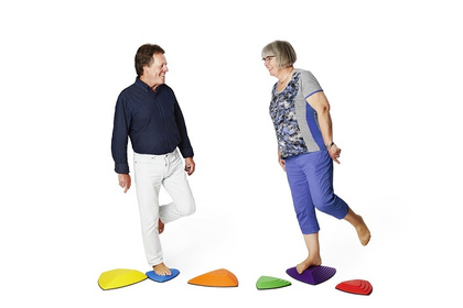 Kolorowe kamienie rzeczne (ścieżka sensoryczna) Gonge River Stones