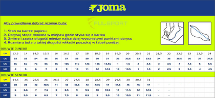 Czarno-złote buty piłkarskie Joma Aguila 2301 AGUS2301FG