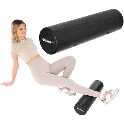 WAŁEK ROLLER FITNESS JOGA EPP CZARNY 15x60CM ENERO FIT