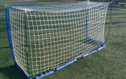 Niebiesko-biała bramka składana Yakimasport Uni Żak 100152 3x1,55m