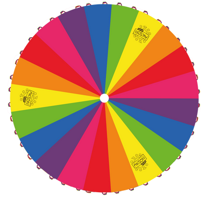 Profesjonalna Chusta Animacyjna AKSON 7 BARW 7 m