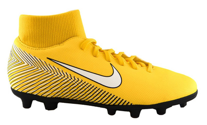 Żółto-czarne buty piłkarskie Nike Mercurial Superfly Club Neymar MG AO9467-710