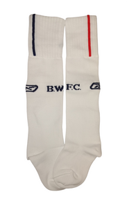 Białe getry sportowe Reebok Bolton Wanderers ACCF5410