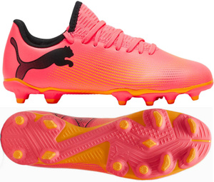 Koralowe buty piłkarskie Puma Future 7 Play FG/AG 107723 03