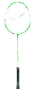 Zielono-biała rakietka do badmintona Allright Vanquard 200