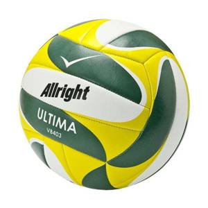 Zielono-żółta piłka do siatkówki Allright Ultima VB00403 r5