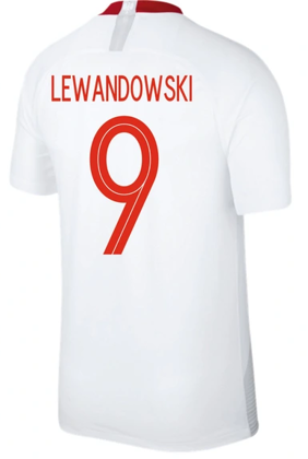 Biała koszulka Nike Polska Vapor Match Lewandowski 922939-100