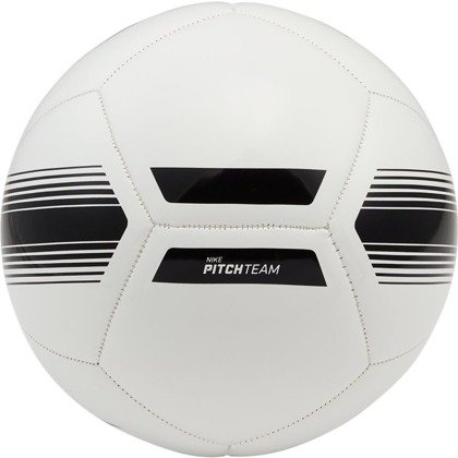 Biała piłka nożna Nike Pitch Team SC3992-100 rozmiar 4