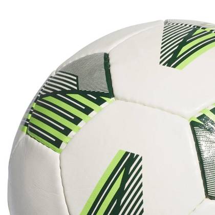 Biało-zielona piłka nożna Adidas Tiro Match FS0368 rozmiar 5