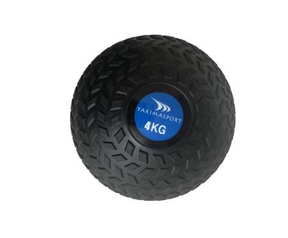 Czarna piłka lekarska Yakimasport Slam Ball PRO 4 kg 100421