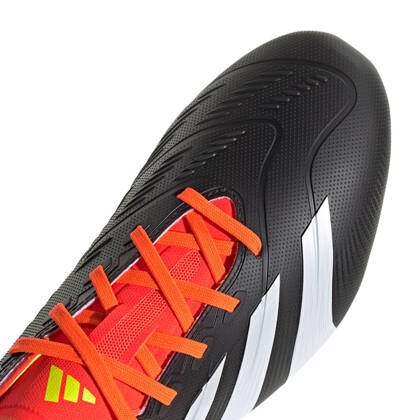 Czarno-koralowe buty piłkarskie Adidas Predator League FG IG7762