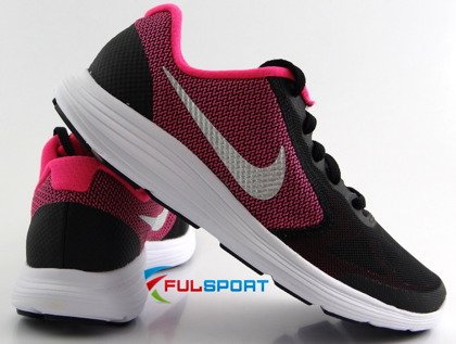 Czarno-różowe buty sportowe Nike Revolution 819416-001