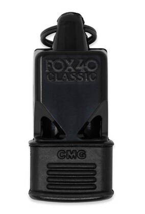 Czarny gwizdek sędziowski Fox 40 Classic CMG 