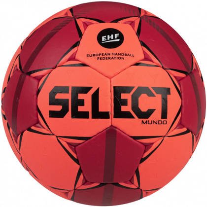 Czerwono-koralowa piłka do piłki ręcznej Select Mundo - rozmiar 0