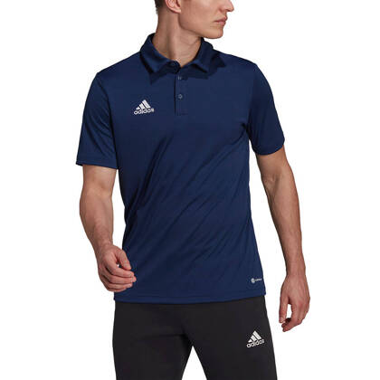 Granatowa koszulka polo Adidas Entrada 22 H57487