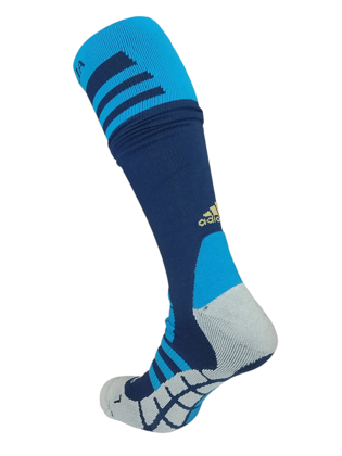 Granatowo-niebieskie getry piłkarskie Rugby adidas Italia M35929