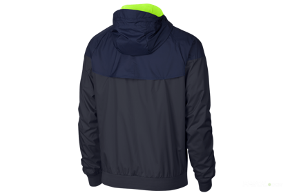 Granatowo-zielona kurtka przeciwdeszczowa Nike Manchester City Windrunner 892421-477