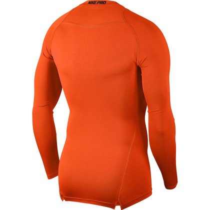 Koszulka termoaktywna Nike Pro Top Compression 838077-819 pomarańczowa