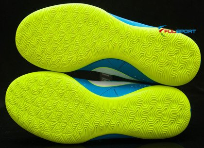 Niebiesko-żółte buty piłkarskie na halę Nike Mercurial VIctory Njr DF IC 921491-400 JR