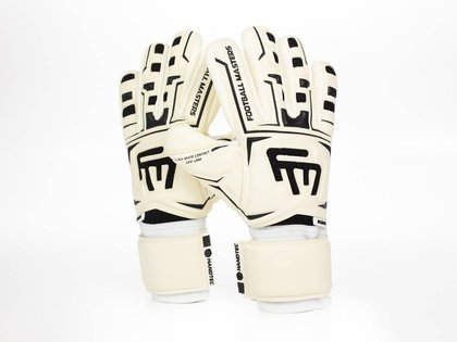 RĘKAWICE BRAMKARSKIE FOOTBALL MASTERS CLIMA WHITE CONTACT GRIP NC JUNIOR