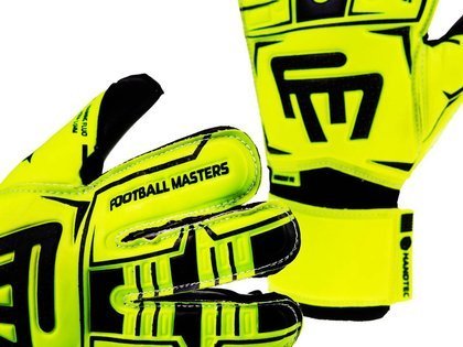 RĘKAWICE BRAMKARSKIE FOOTBALL MASTERS TRAINING FLUO BLACK AQUA MIXCUT FR JUNIOR