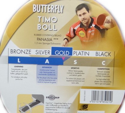 Rakietka do tenisa stołowego Butterfly Timo Boll Gold