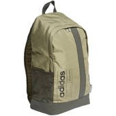 Ciemnozielony plecak szkolny Adidas BB BAG Khaki FL3667