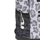 Czarno-beżowy plecak szkolny Adidas Linear Backpack Leopard GE1230