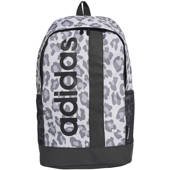 Czarno-beżowy plecak szkolny Adidas Linear Backpack Leopard GE1230