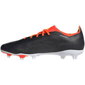 Czarno-koralowe buty piłkarskie Adidas Predator League FG IG7762