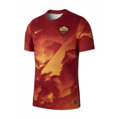 Czerwono-pomarańczowa koszulka Nike A.S. Roma Dry Top AO7549-739