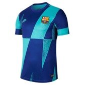 Koszulka piłkarska Nike FC Barcelona Dry Top BV2096-314 turkusowo-niebieska