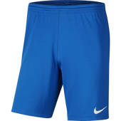 Niebieskie spodenki sportowe Nike Park III BV6855 463