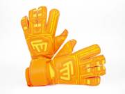 Pomarańczowe rękawice bramkarskie Football Masters Clima Orange Contact Grip RF