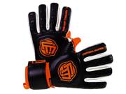 RĘKAWICE BRAMKARSKIE FOOTBALL MASTERS CLASSIC BLACK ORANGE AQUA GRIP NC