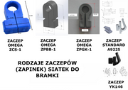 Zaczep, zapinka siatki do bramkI Omega ZPGK-1